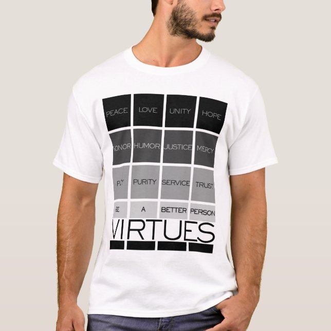 T-SHIRT VIRTUES (Devant)