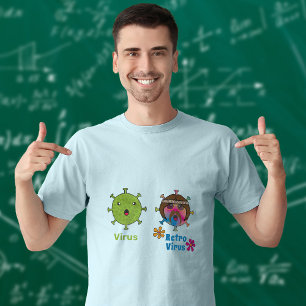 T-shirt Virus et rétrovirus amusant