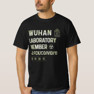 T-shirt Virus Virus de laboratoire Wuhan usa