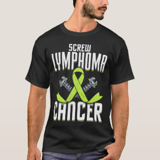 T-shirt Vis Lymphome Cancer Lime Sensibilisation Ruban Com