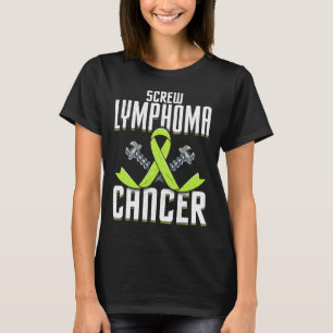 T-shirt Vis Lymphome Cancer Lime Sensibilisation Ruban Com