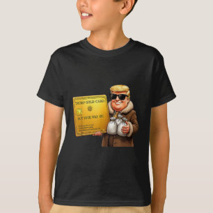 T-shirt Visa Trump Golden Card, Achetez Votre Chemin En Or