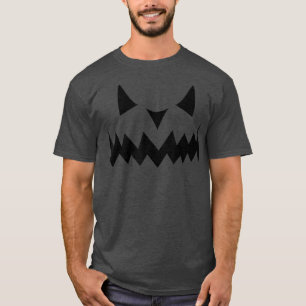 T-shirt Visage citrouille