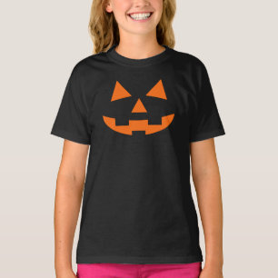 T-shirt visage Citrouille Jack-o'-lantern