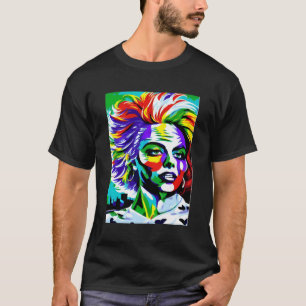 T-shirt Visage coloré