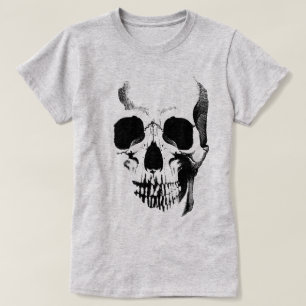 T-shirt visage crâne