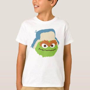 T-shirt Visage de bois d'Oscar le Grouch