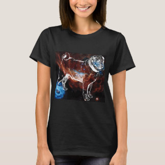 T-shirt Visage de chien Carlin mignon et drôle