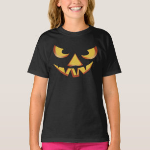 T-shirt Visage de citrouille 3 pour Halloween