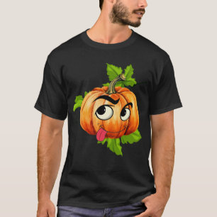 T-shirt Visage de Citrouille drôle d'Halloween