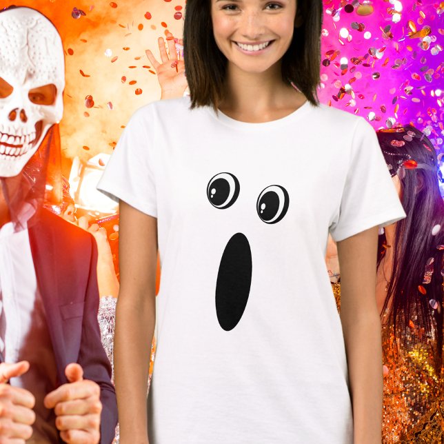 T-shirt Visage de fantôme drôle (Créateur téléchargé)
