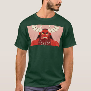 T-shirt visage de hellboy