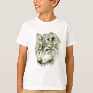 T-shirt Visage de loup
