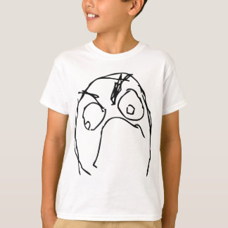 T-shirt Visage de mème malheureux en colère