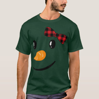 T-shirt Visage de neige d'hiver 