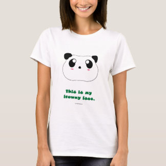 T-shirt Visage de panda