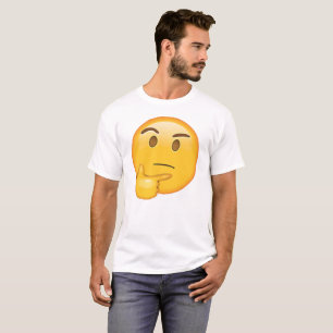T-shirt Visage de pensée - Emoji