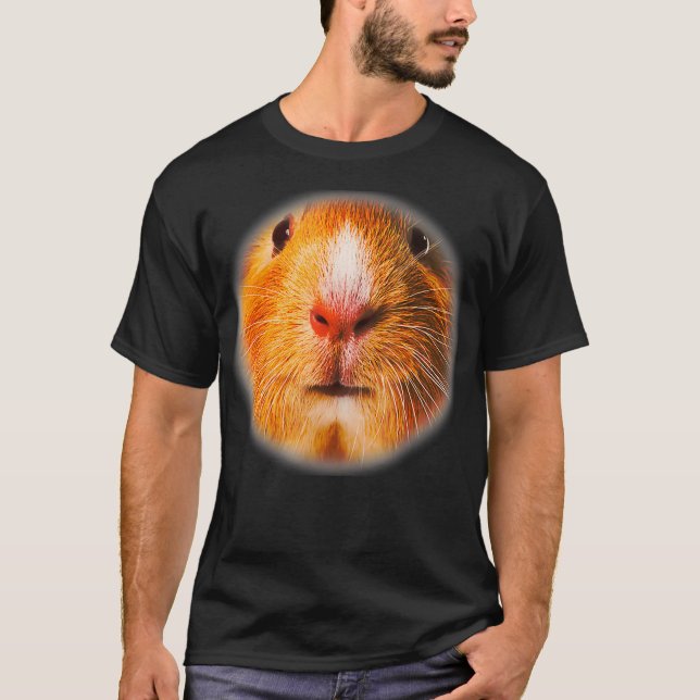 T-shirt Visage de porc de la petite Guinée (Devant)