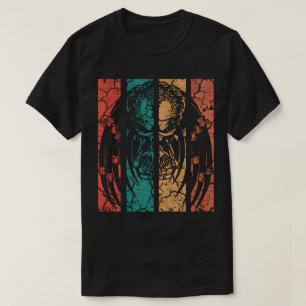 T-shirt Visage de prédateur rétro
