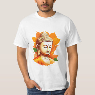 T-shirt Visage de profil Bouddha spirituel