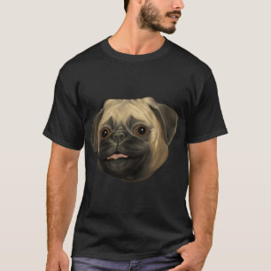 T-shirt Visage de Pug Mignon, 6: 'Sourire Victorieux'