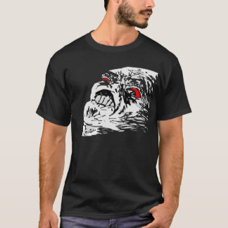T-shirt Visage de rage