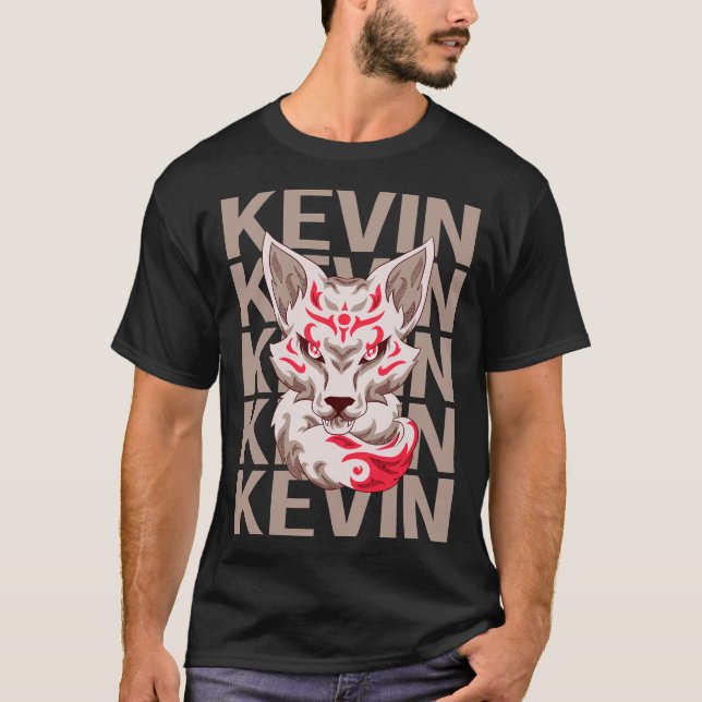 T-shirt Visage de Renard - Kevin Nom (Devant)