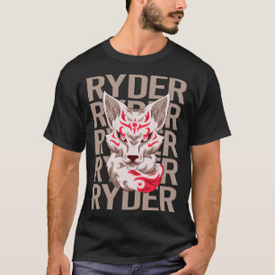 T-shirt Visage de Renard - Nom Ryder