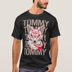 T-shirt Visage de Renard - Nom Tommy