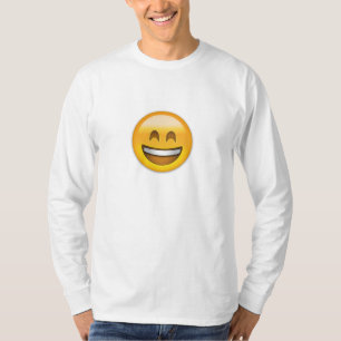T-shirt Visage de sourire d'Emoji avec les yeux de sourire