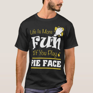 T-shirt visage de tarte