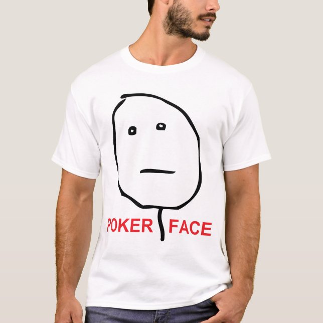 T-shirt Visage de tisonnier (texte) (Devant)