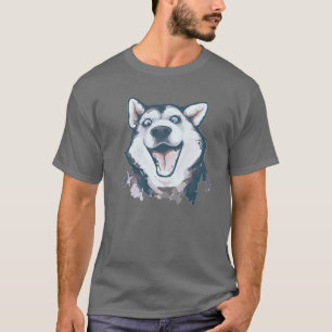 T-shirt Visage enroué drôle