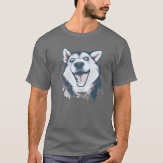 T-shirt Visage enroué drôle