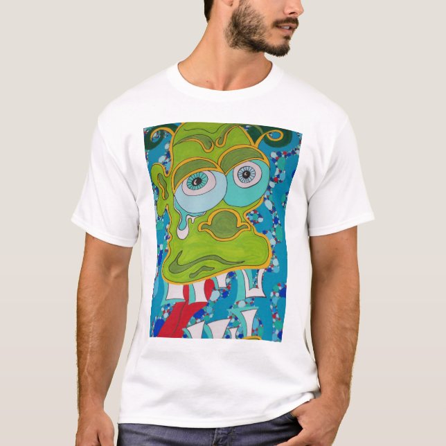T-shirt Visage fou (Devant)