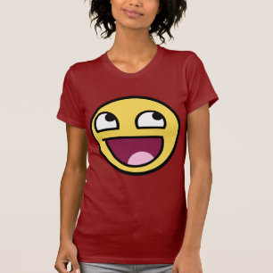T-shirt visage impressionnant de visage impressionnant