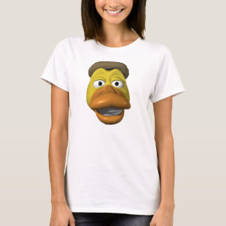 T-shirt Visage jaune de visage de canard
