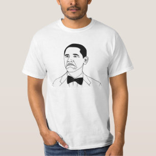 T-shirt Visage non mauvais Meme de rage de Barack Obama
