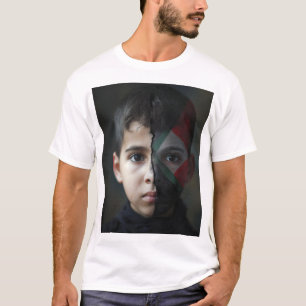 T-shirt Visage palestinien