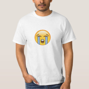 T-shirt Visage pleurant fort Emoji