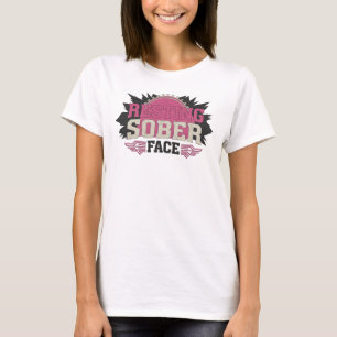 T-shirt Visage sobre au repos unique Designer graphique