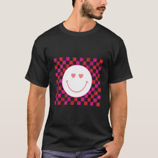 T-shirt Visage Souriant d'Hiver Amour