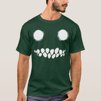 T-shirt Visage Souriant Effrayant Costume d'Horreur d'Hall
