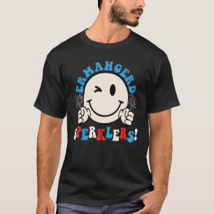 T-shirt Visage Souriant Hippie Ermahgerd Étoincelles 4 Jui