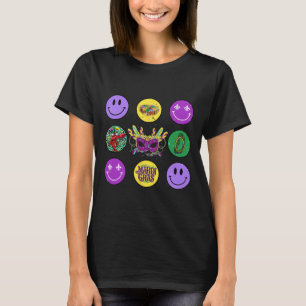 T-shirt Visage Sourire Mardi Gras Ambiance Fat Tuesday La