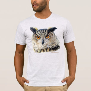 T-shirt Visage sur portrait peint d'un grand-duc