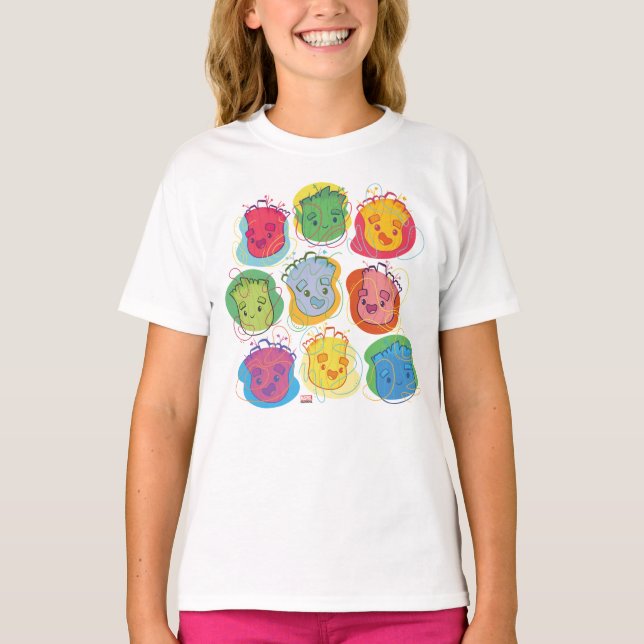 T-shirt Visages de la grotte super (Devant)