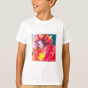 T-SHIRT VISAGES DE MASQUÉRADE VÉNÉTIENNE - MASQUE EN ROUGE