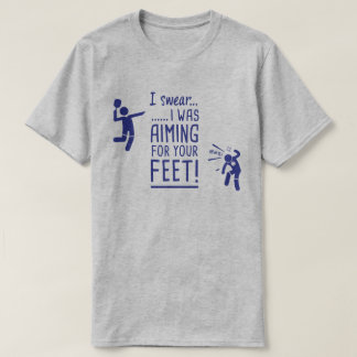 T-shirt "Visant chemise drôle de Pickleball vos pieds"