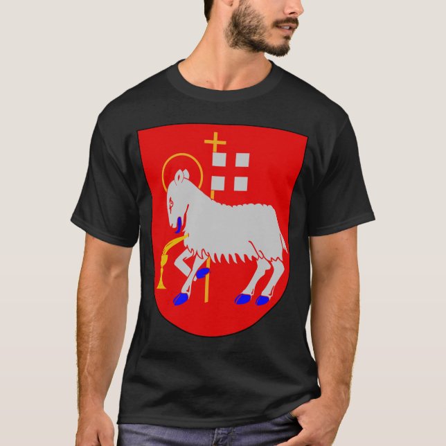 T-shirt Visby, Suède, manteau des bras du Gotland (Devant)